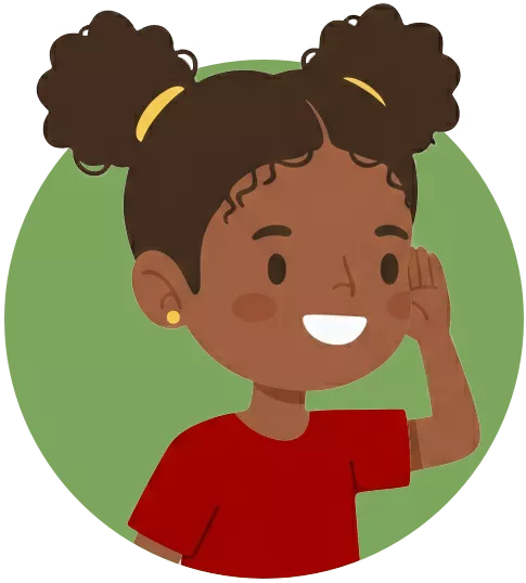 Amira hoort niet goed, maar luistert wel