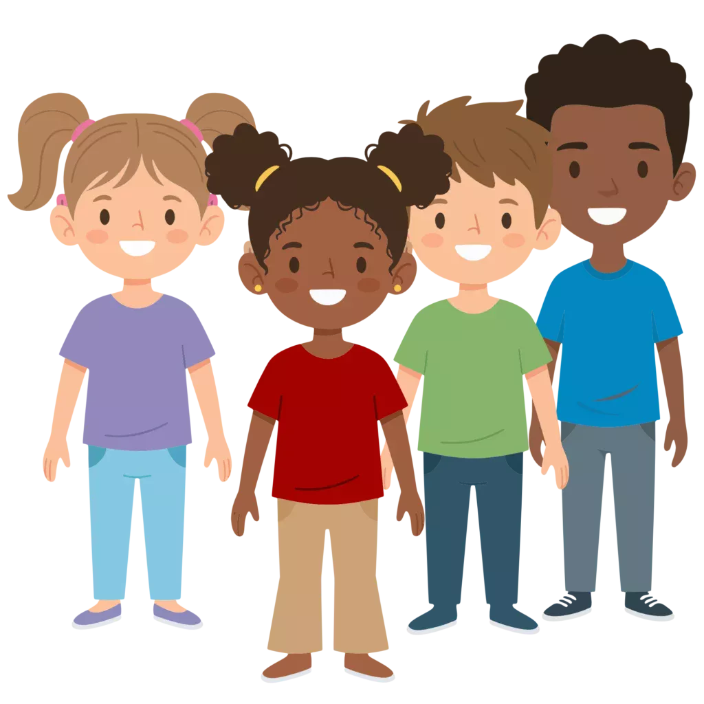 Over Lotte, Amira, Daan en Sam